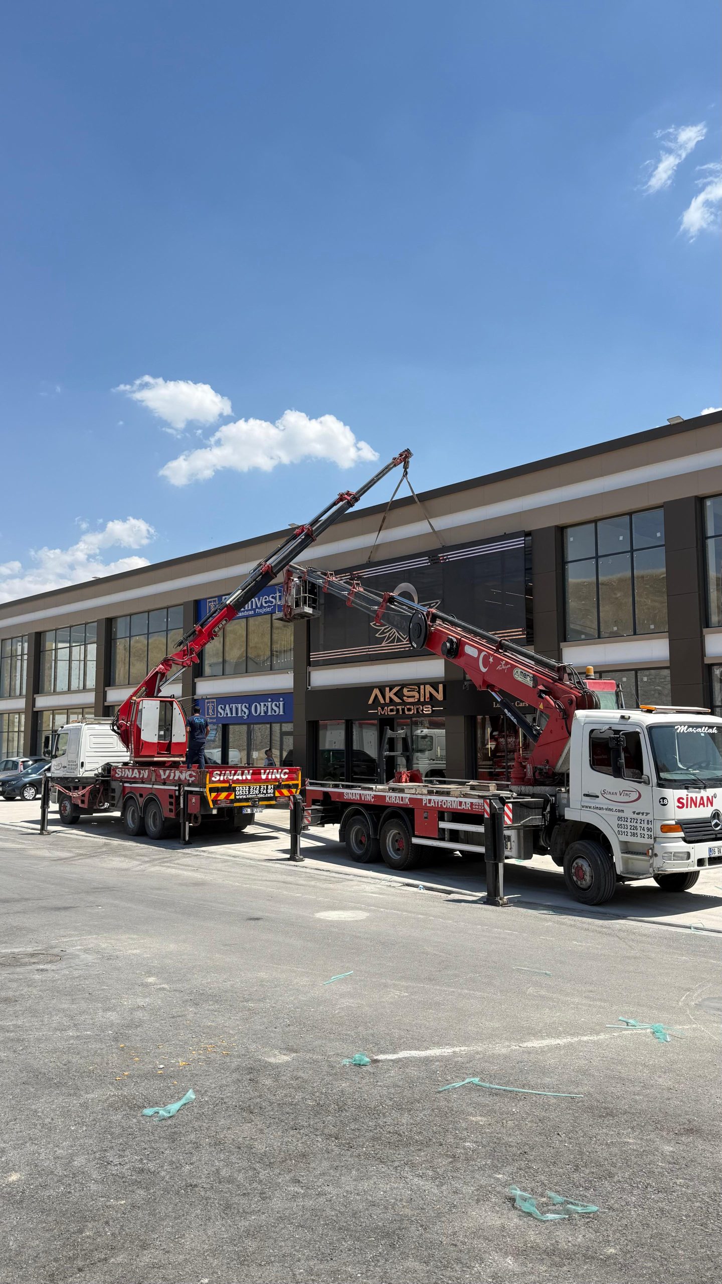 Sanayi ve Fabrikalar Vinç Hizmetleri