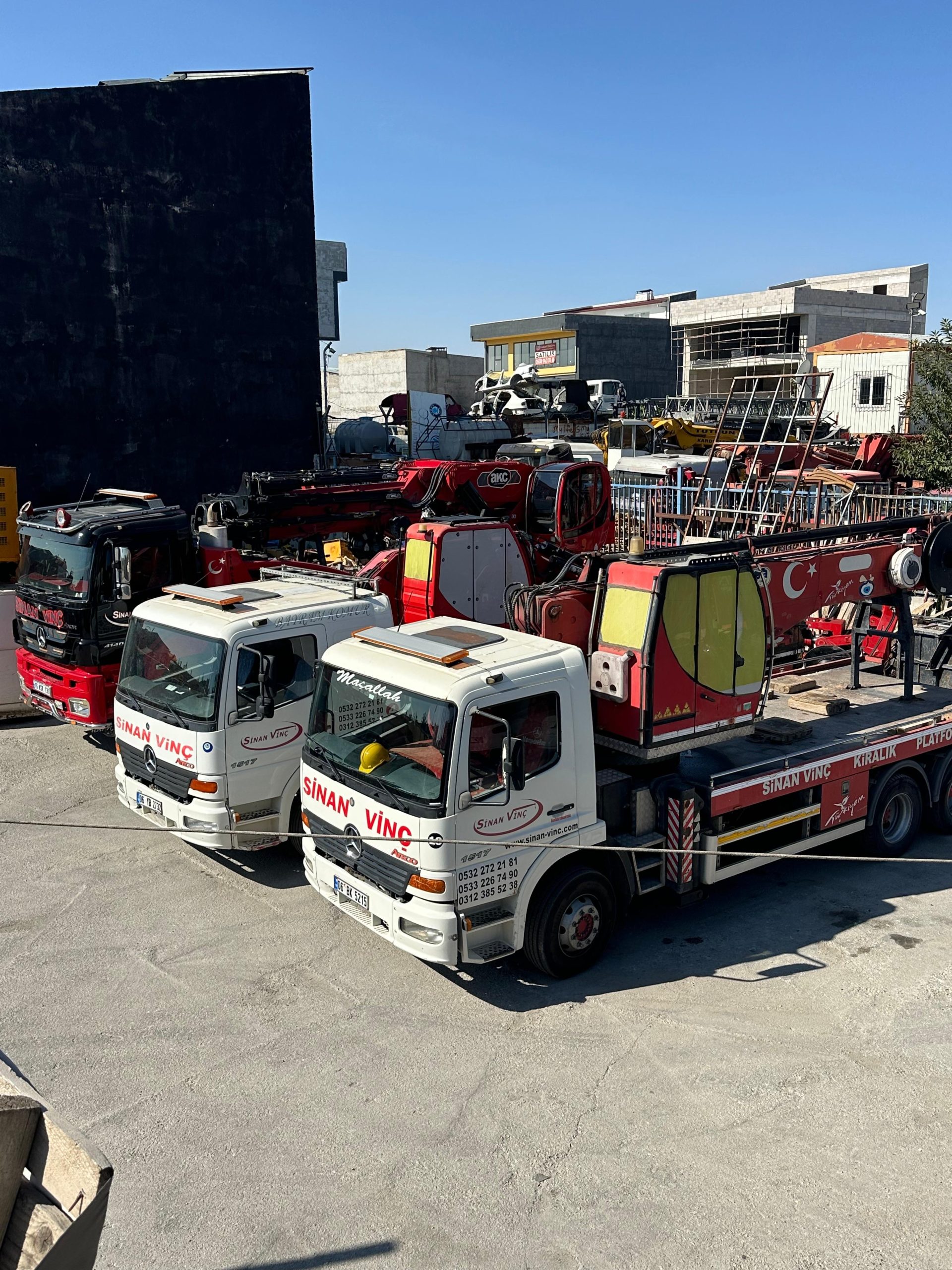 Makine ve Ekipman Vinç Hizmetleri